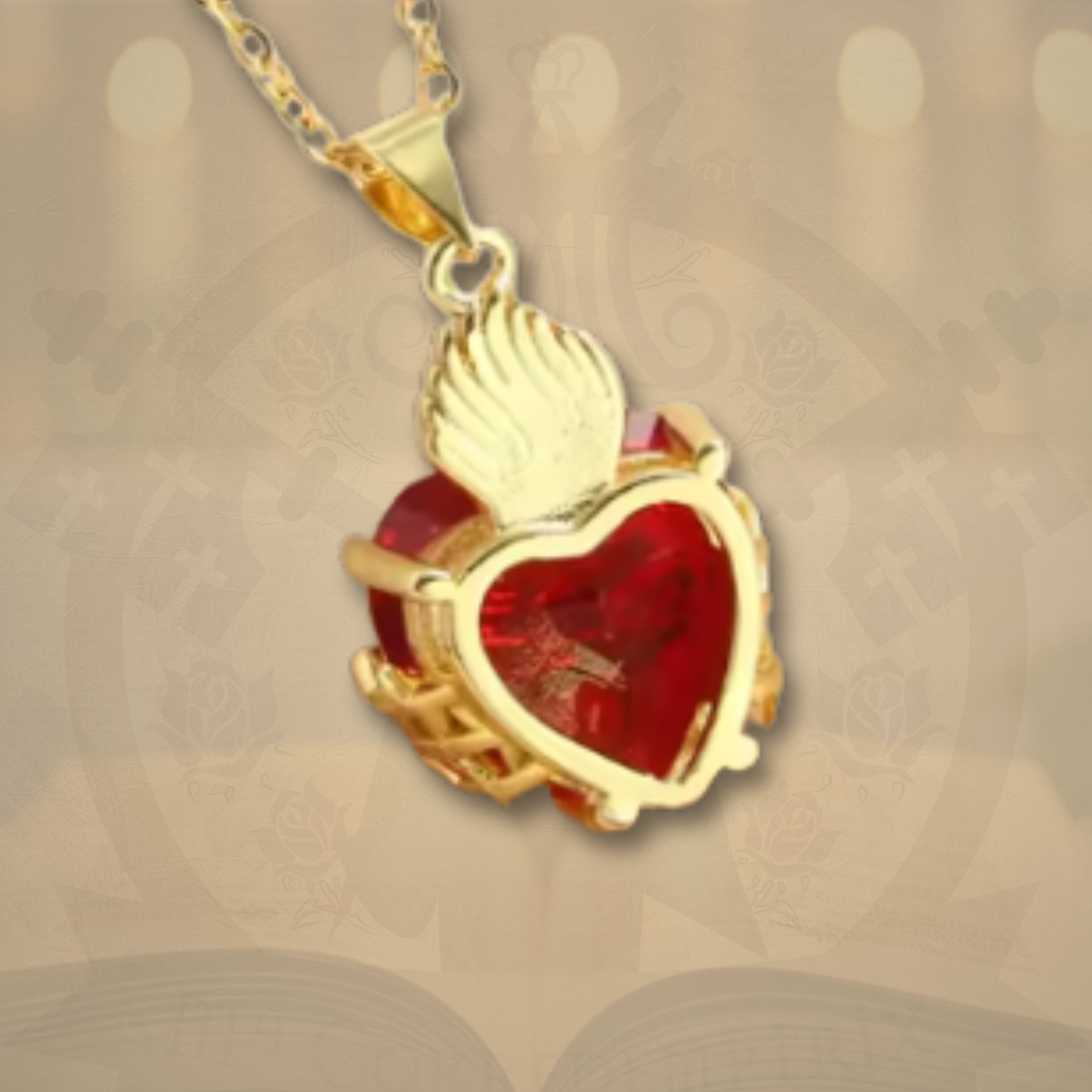 💖 Collar Corazón de Jesus