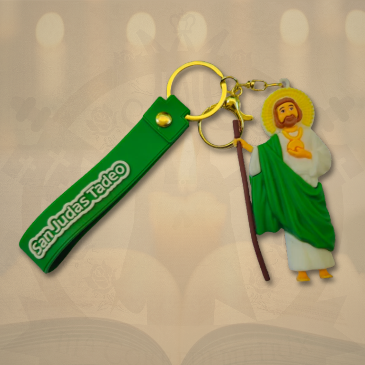 Llaverito San Judas Tadeo – Religioso, Colorido y Resistente