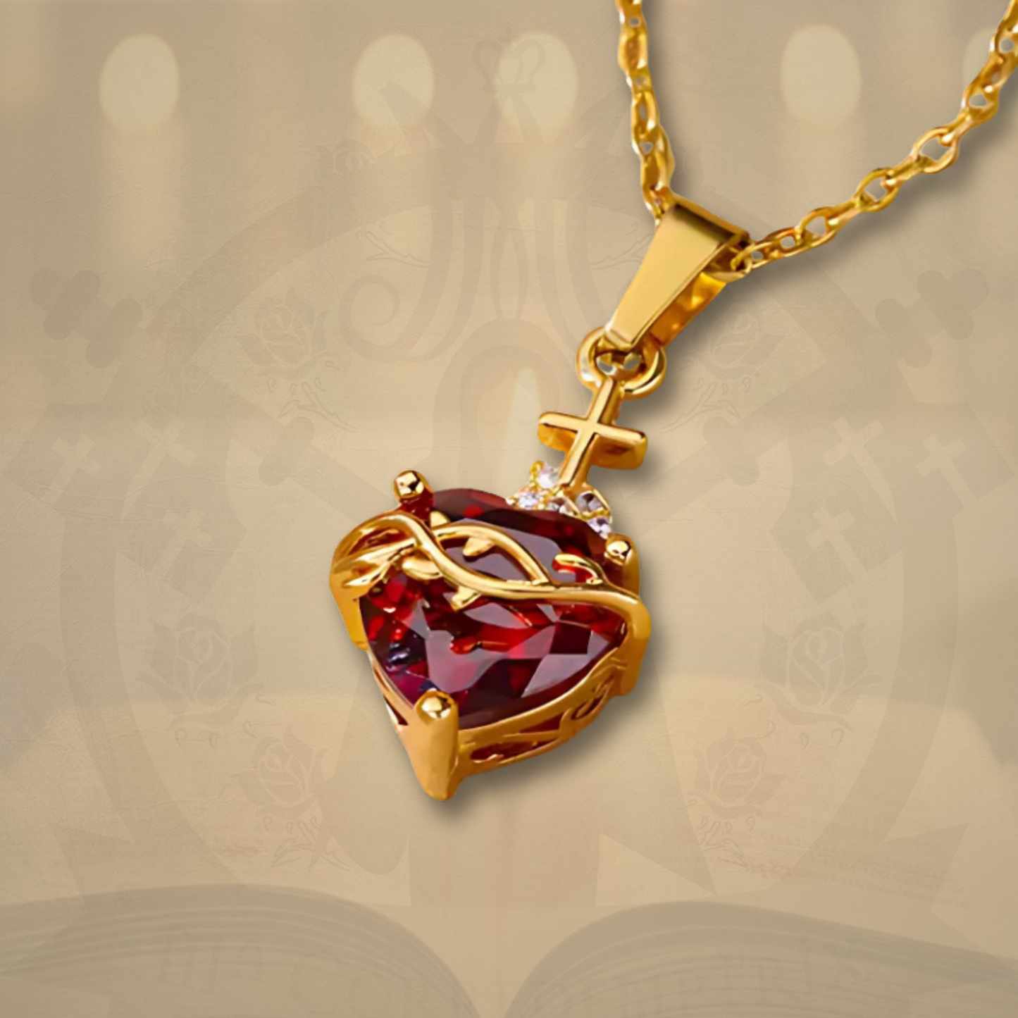 ❤️ Collar Sagrado Corazón de Jesús