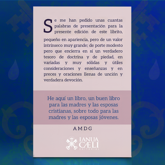 La Madre Cristiana en la Educación de sus Hijos y en la Oración – Don Guillermo Crame