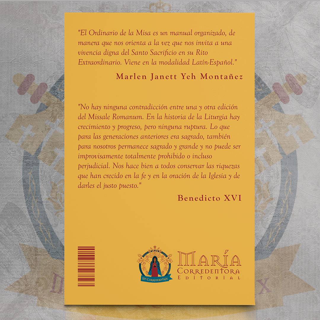 Misal Vetus Ordo y Novus Ordo