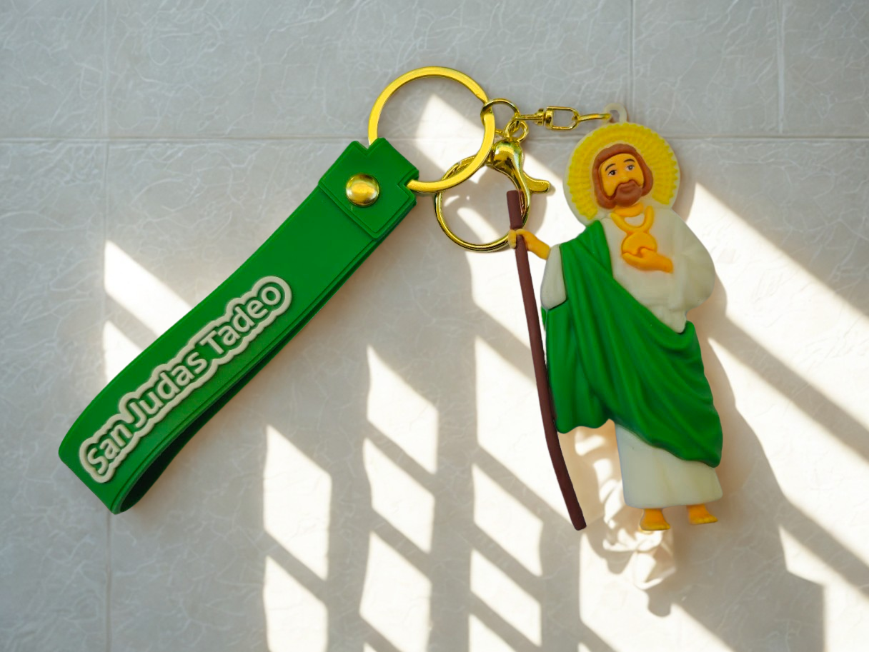 Llaverito San Judas Tadeo – Religioso, Colorido y Resistente