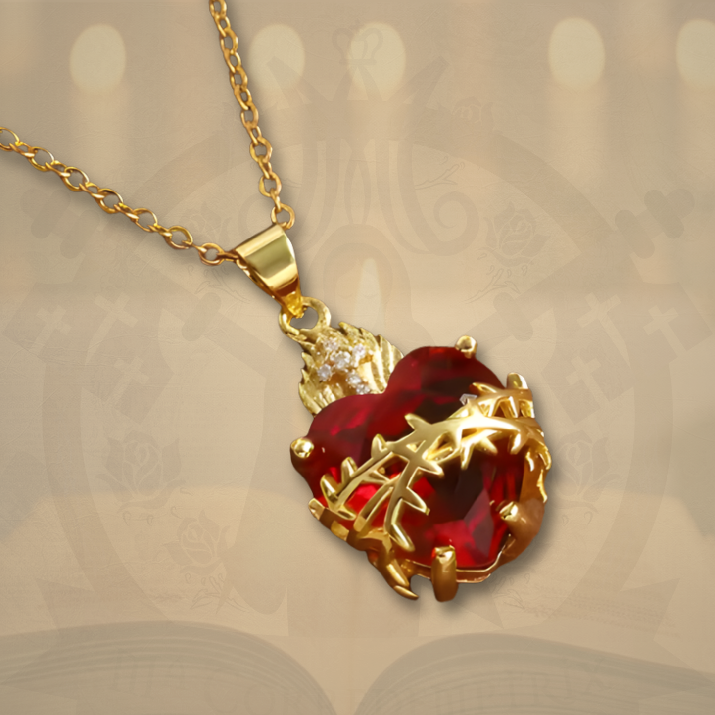 💖 Collar Corazón de Jesus