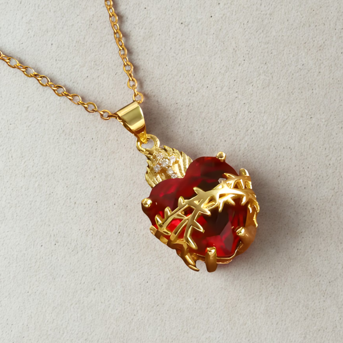 Collar Corazón de Jesus 💖