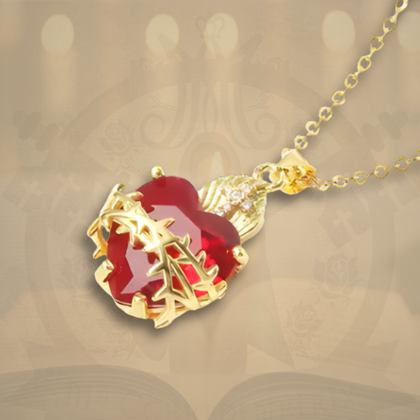 💖 Collar Corazón de Jesus