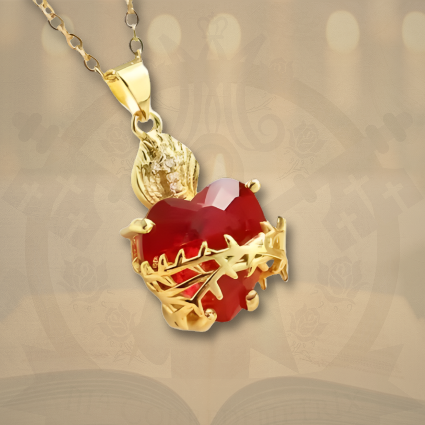 💖 Collar Corazón de Jesus