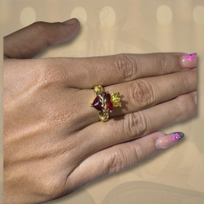 ✨ Anillo Sagrado Corazón Real – Ajustable ❤️‍🔥👑
