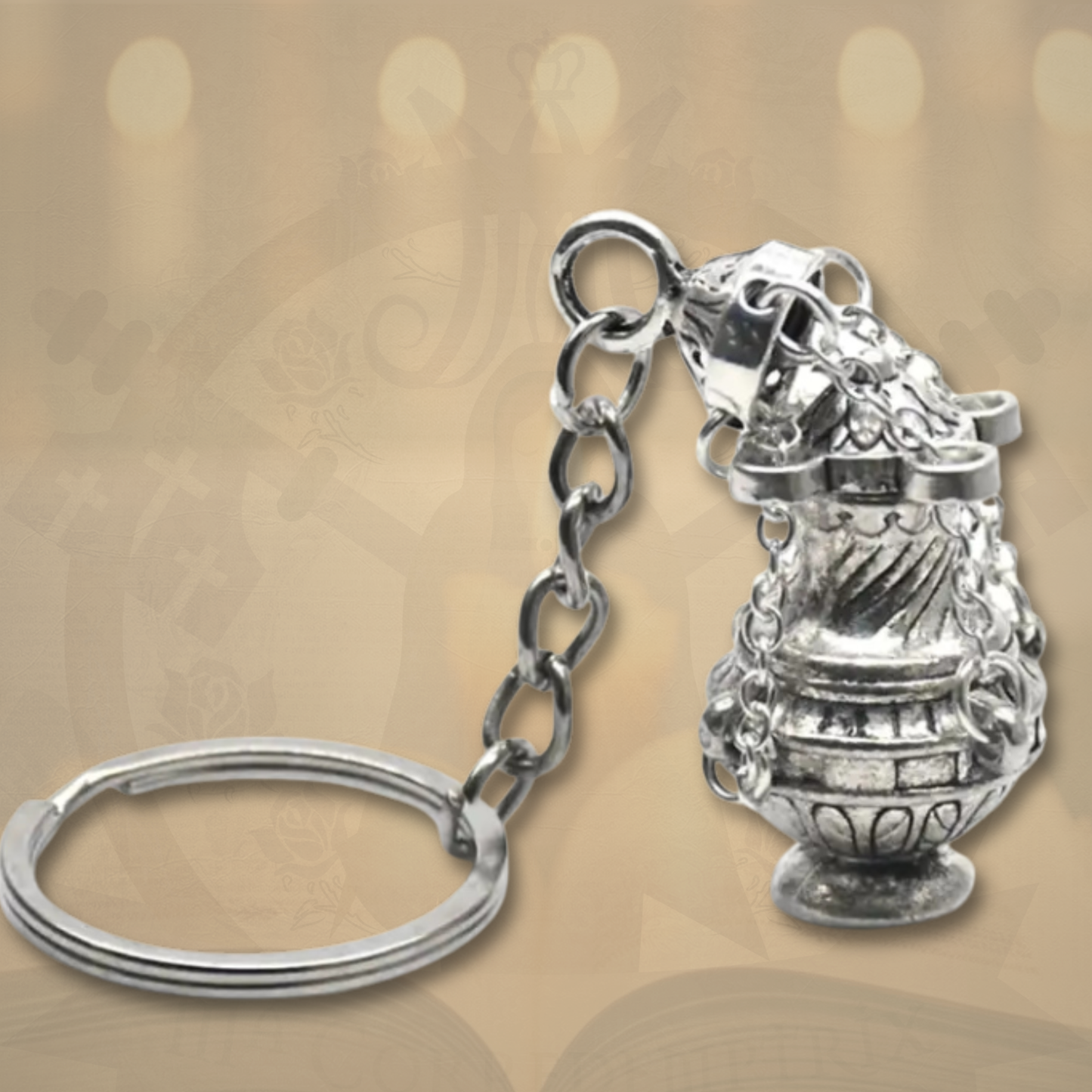 ✨ Llavero Incensario Católico