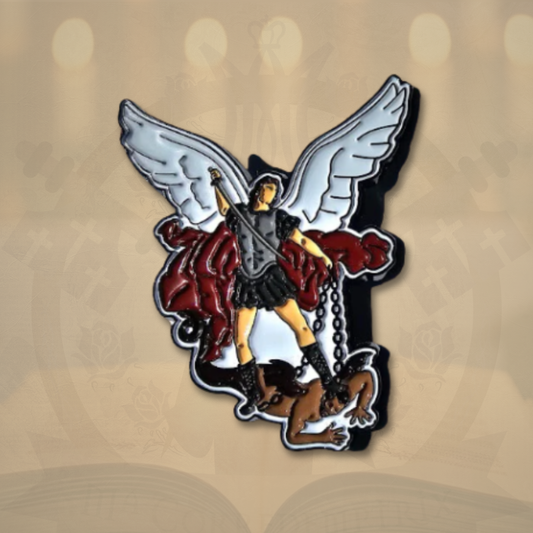 Pin Metálico Arcángel San Miguel – Accesorio, Religioso Católico