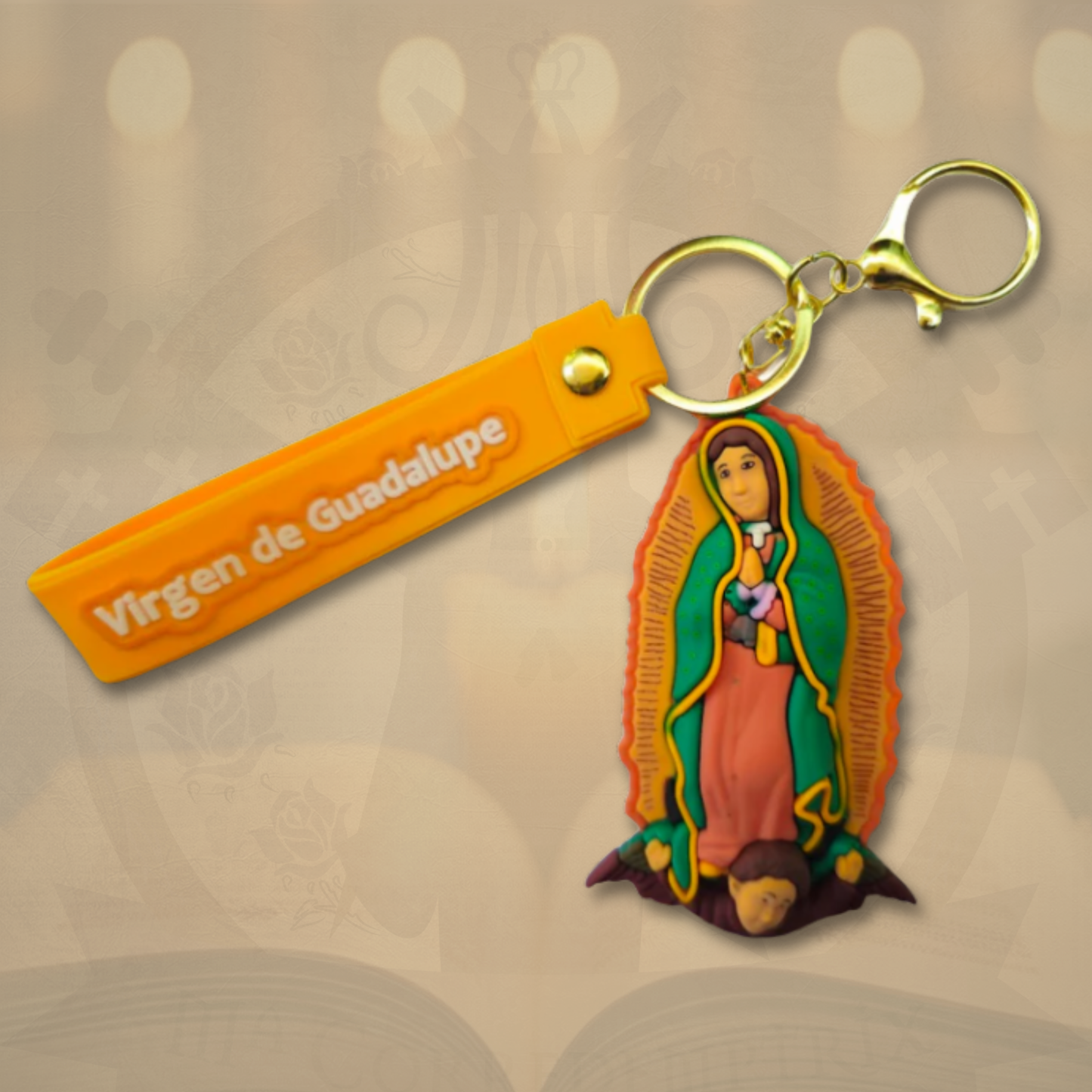 Llaverito Virgen de Guadalupe – Religioso, Colorido y Resistente