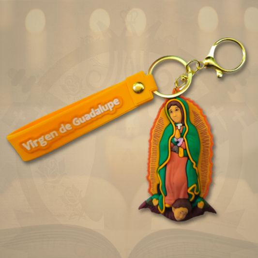 Llaverito Virgen de Guadalupe – Religioso, Colorido y Resistente
