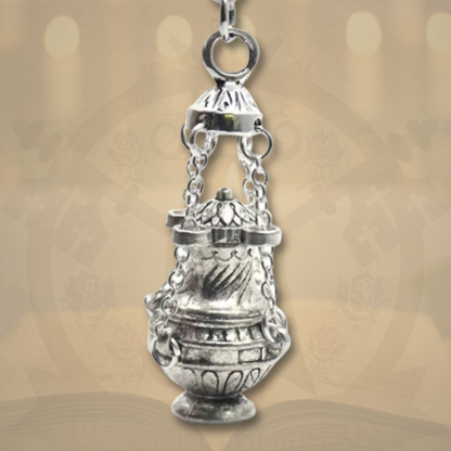 ✨ Llavero Incensario Católico