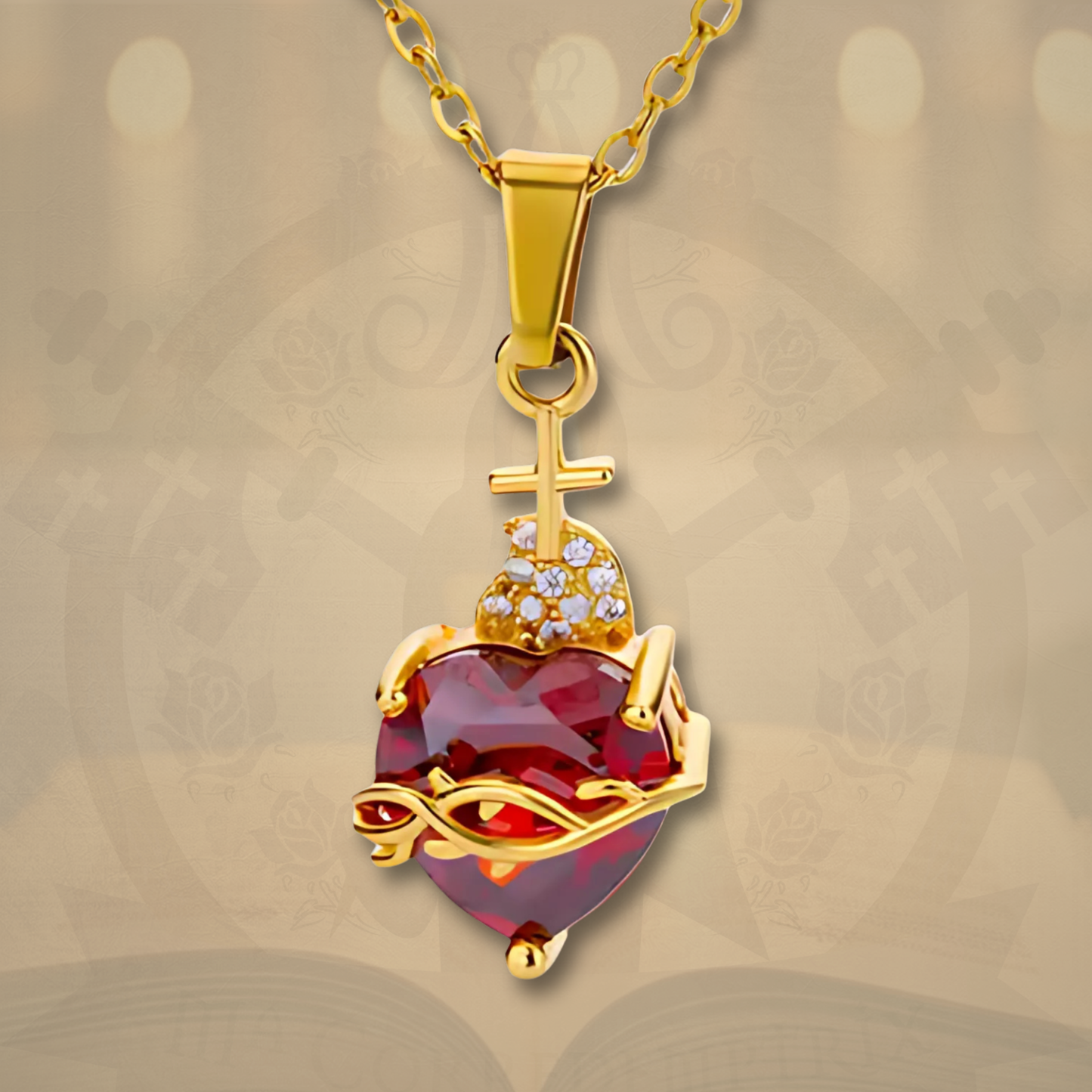 ❤️ Collar Sagrado Corazón de Jesús