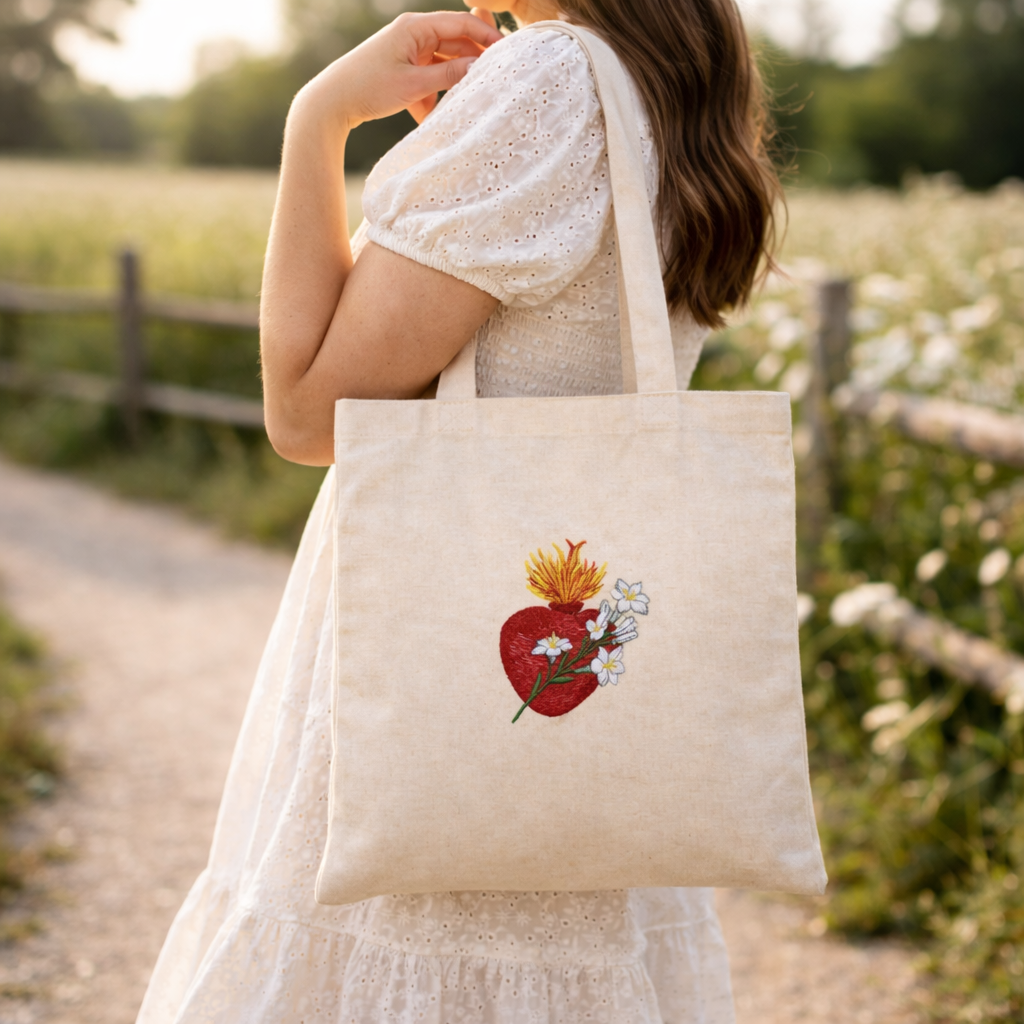 Tote Bags Católicas Bordadas ✨ – Beatum 🧵✝️