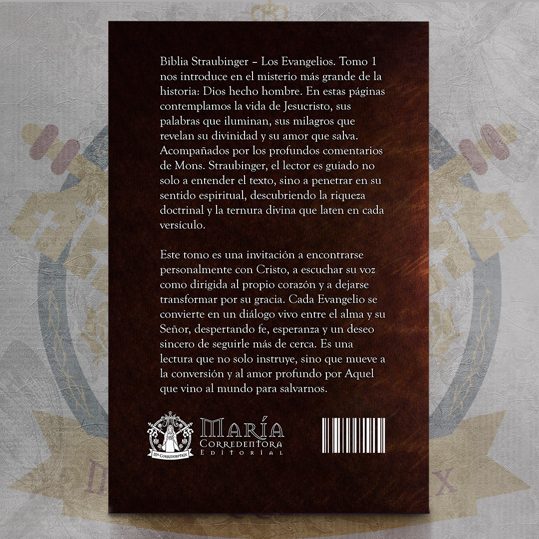 Biblia Straubinger- Los Evangelios I - San Mateo & San Marcos  ✝️📘