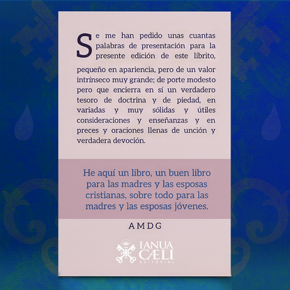 La Madre Cristiana en la Educación de sus Hijos y en la Oración – Don Guillermo Crame