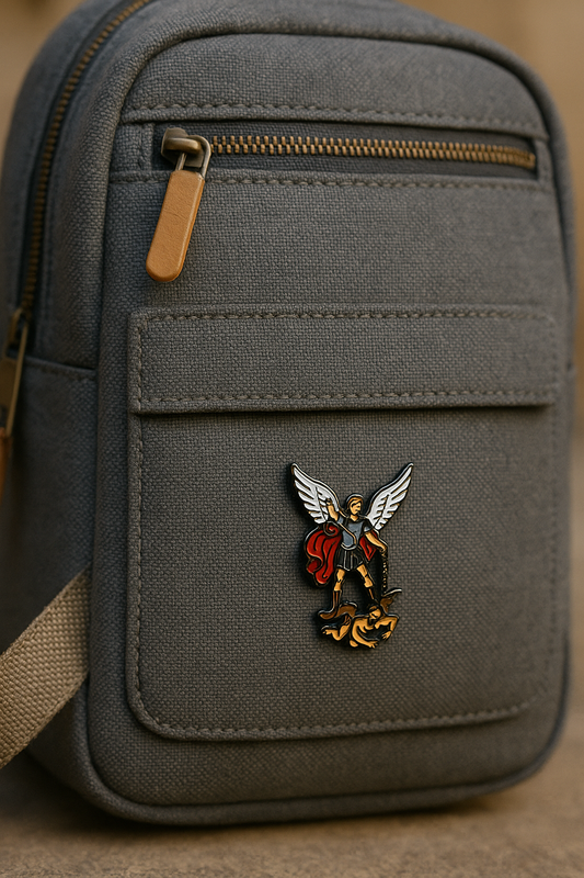 Pin Metálico Arcángel San Miguel – Accesorio, Religioso Católico