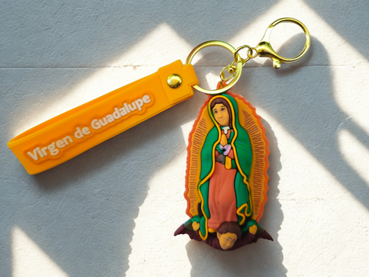 Llaverito Virgen de Guadalupe – Religioso, Colorido y Resistente